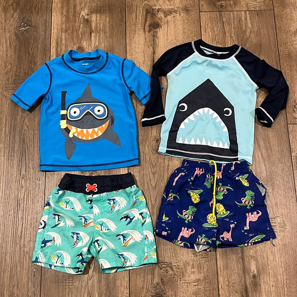 Bundle of Toddler Boys Swimwear | 2T